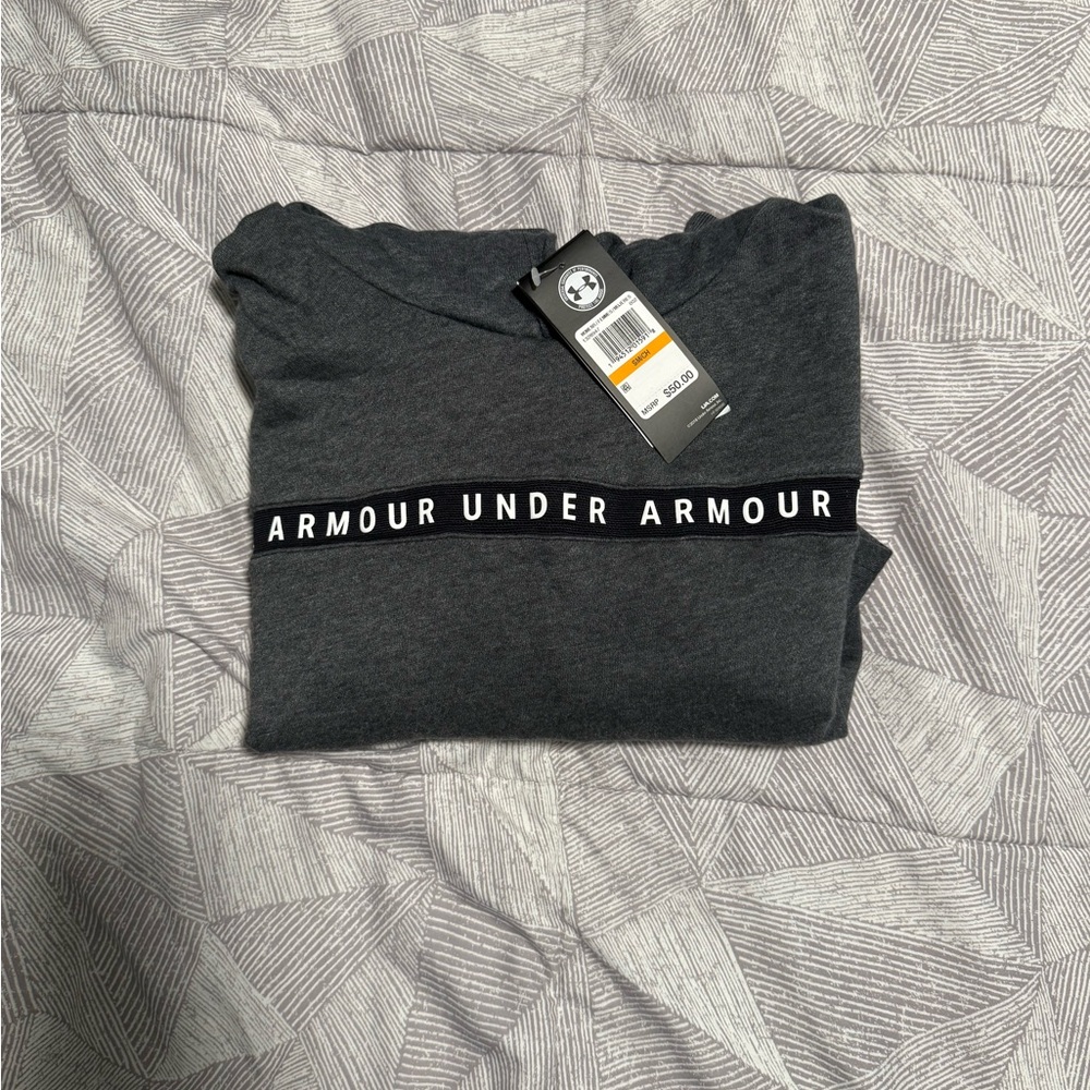 Under Armour Gray Crop Sweatshirt